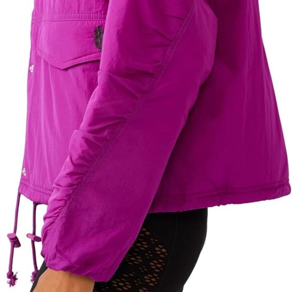 NWT Free People 🩷 Off The Bleachers Coaches Jacket - Picture 7 of 8